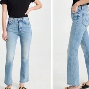 Mother Jeans The Tripper Flood Fray Left in the Dust Size 30